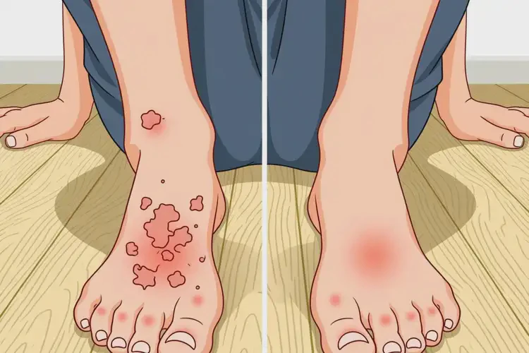 男生腳上起濕疹可不可以徹底自愈(圖3)