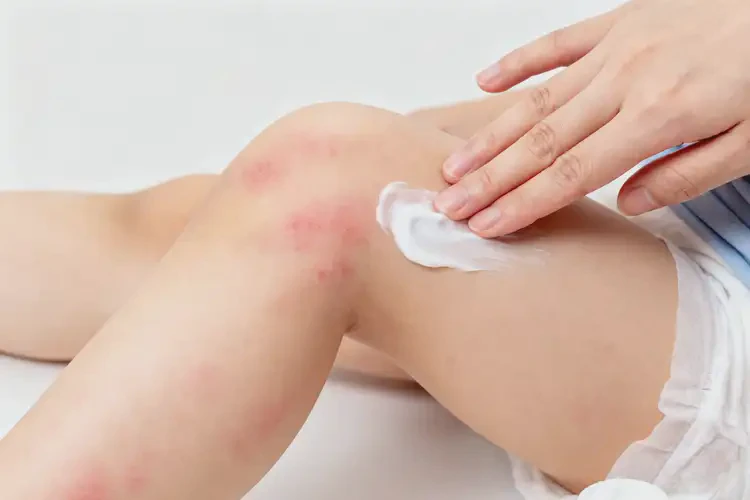 孩子大腿上起濕疹不管它會(huì)自己痊愈嗎(圖2)