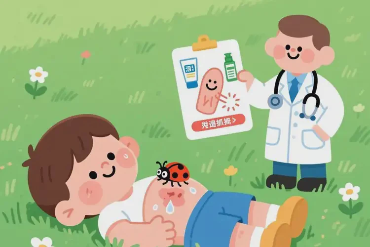 少儿肚子上容易起湿疹不管它会自己痊愈吗(图2)