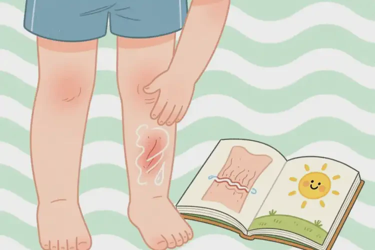 儿童小腿经常起湿疹能彻底自愈吗(图2)