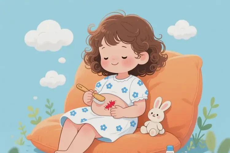 小學生肚子容易長濕疹能徹底自愈嗎(圖1)