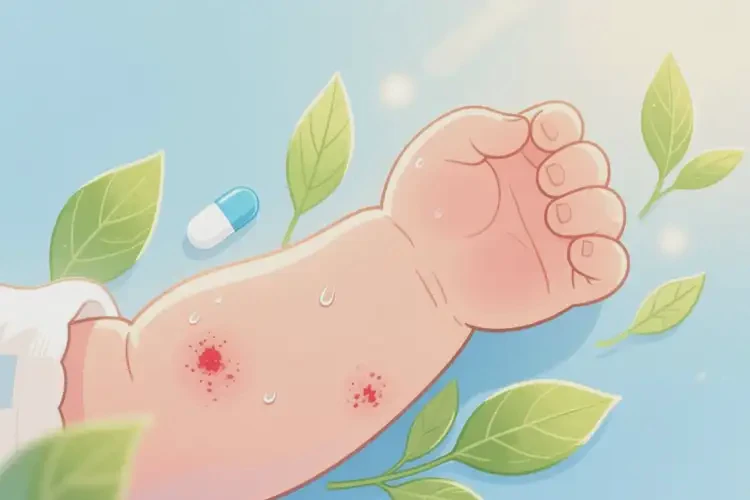 嬰兒手臂上經(jīng)常長(zhǎng)濕疹不管它會(huì)自己痊愈嗎(圖3)