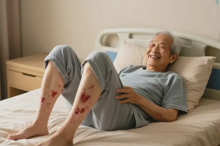 高齡老人大腿經(jīng)常起濕疹不管它會自己痊愈嗎(圖2)