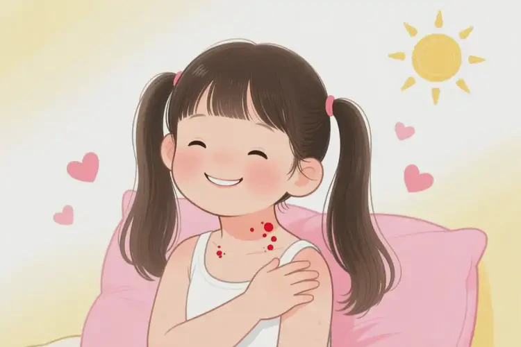 少兒脖子上出現(xiàn)濕疹能徹底自愈嗎(圖3)