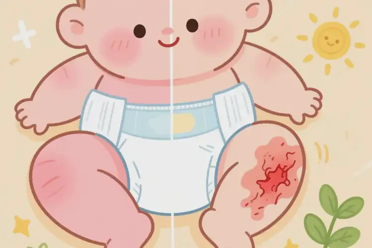 嬰兒屁股容易起濕疹能徹底自愈嗎(圖3)