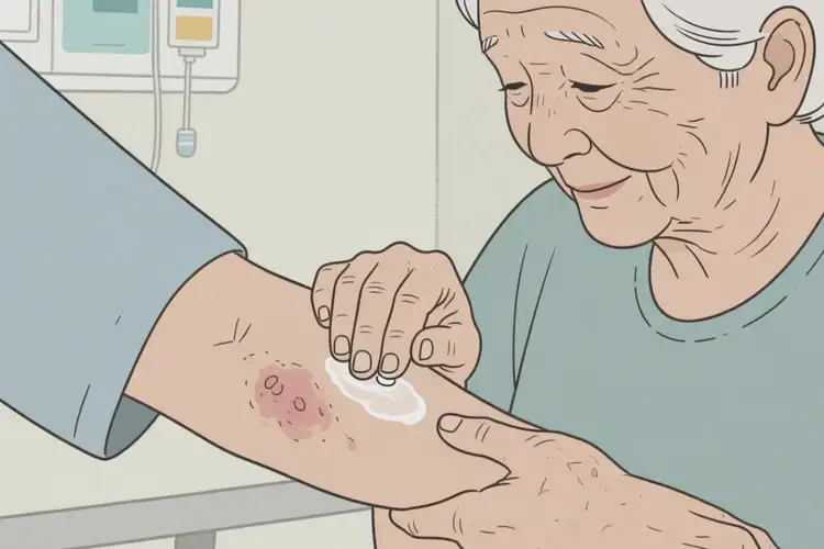 高齡老人手臂有濕疹能夠徹底治愈嗎(圖4)