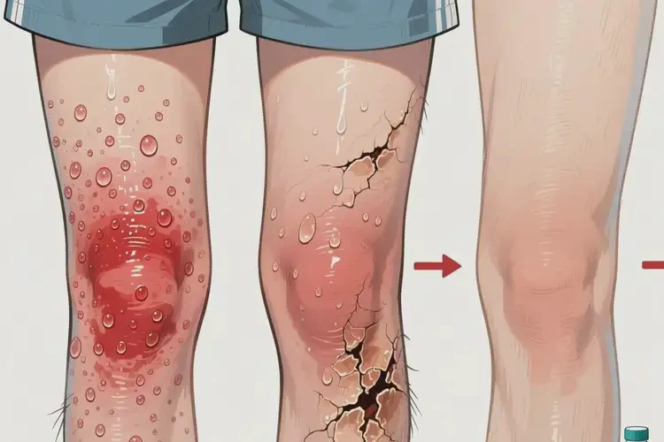 青少年大腿偶尔长湿疹可以彻底自愈吗(图3)