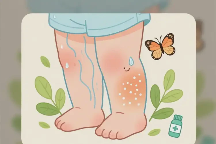 小兒大腿出濕疹可不可以徹底自愈(圖3)