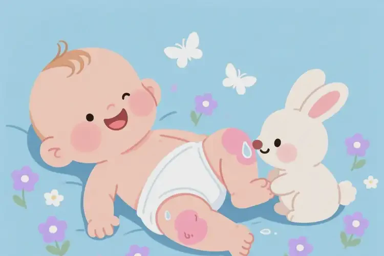 嬰兒小腿上經(jīng)常起濕疹不管它會自己痊愈嗎(圖1)