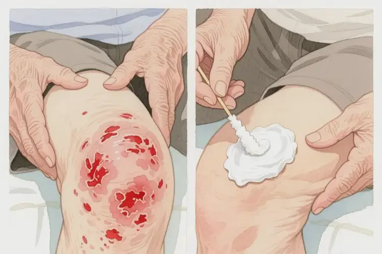 老人大腿容易起濕疹能夠徹底治愈嗎(圖3)