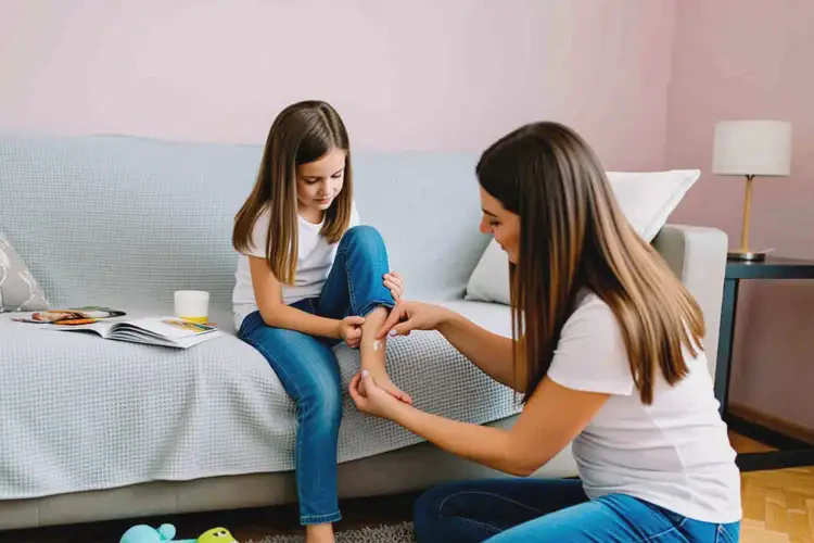 小兒小腿上起濕疹能夠徹底治愈嗎(圖2)