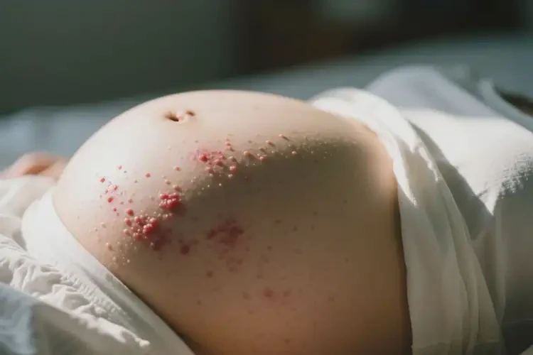 孕婦肚子上有濕疹能徹底自愈嗎(圖3)