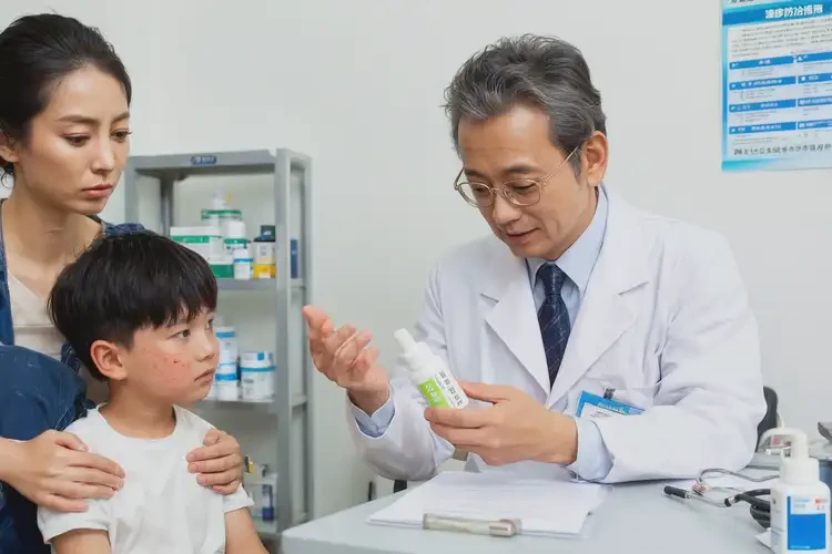 兒童面部經(jīng)常起濕疹不管它會自己自愈嗎(圖2)