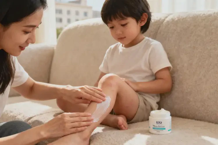 少兒小腿出濕疹不管它會(huì)自己好嗎(圖2)