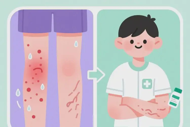 青少年四肢偶爾長濕疹能徹底自愈嗎(圖1)