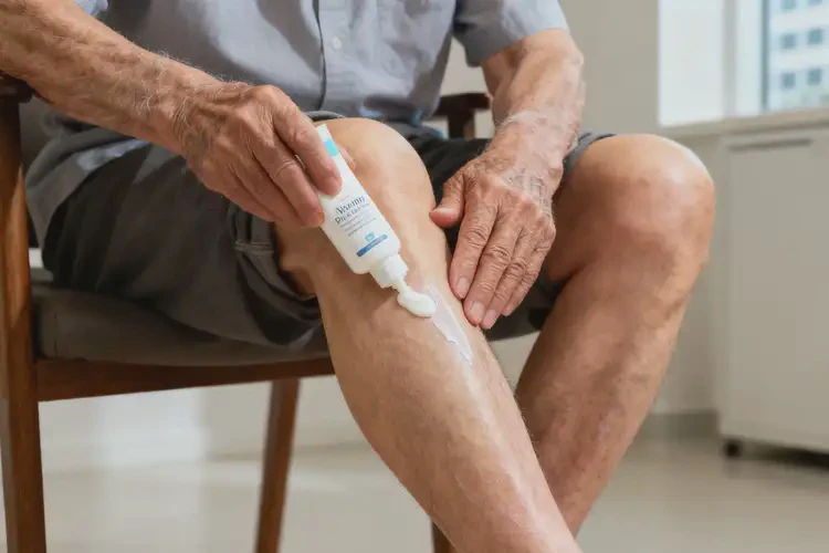 老人小腿上容易長(zhǎng)濕疹不管它會(huì)自己自愈嗎(圖2)