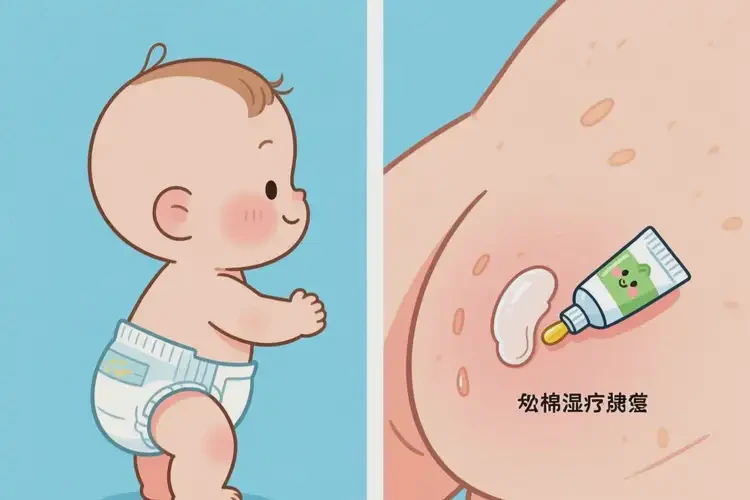 寶寶肛周起濕疹能夠徹底治愈嗎(圖1)