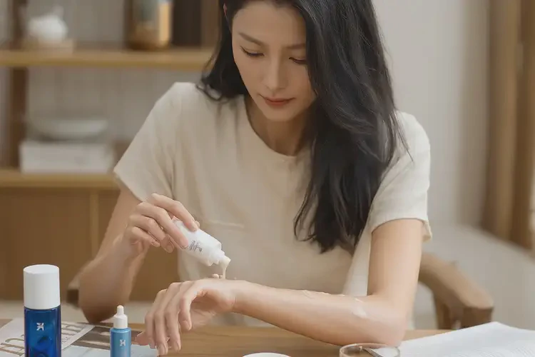 女人手臂上容易起濕疹不管它會(huì)自己好嗎(圖2)