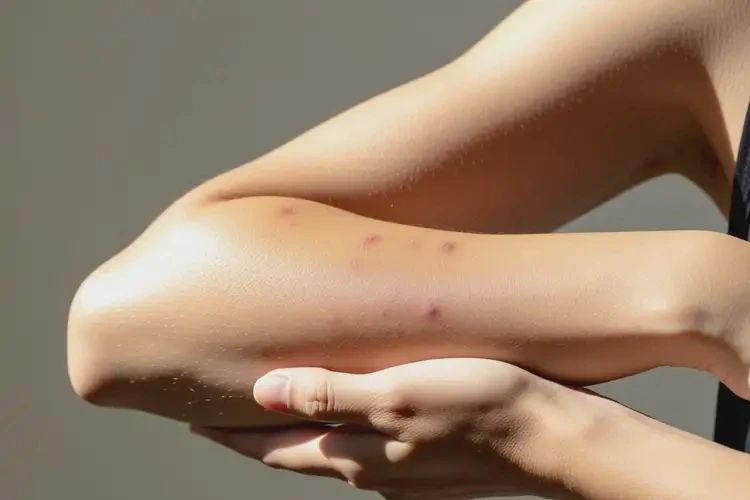 女性手臂上起濕疹不管它會(huì)自己自愈嗎(圖3)