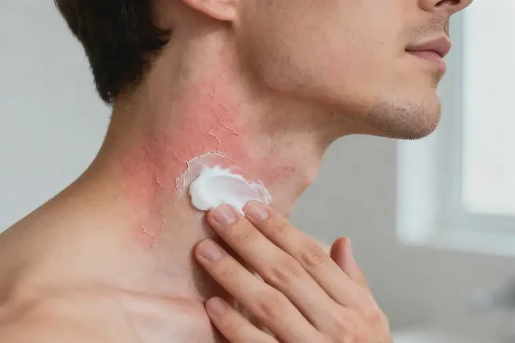 男性脖子起濕疹可以徹底自愈嗎(圖2)