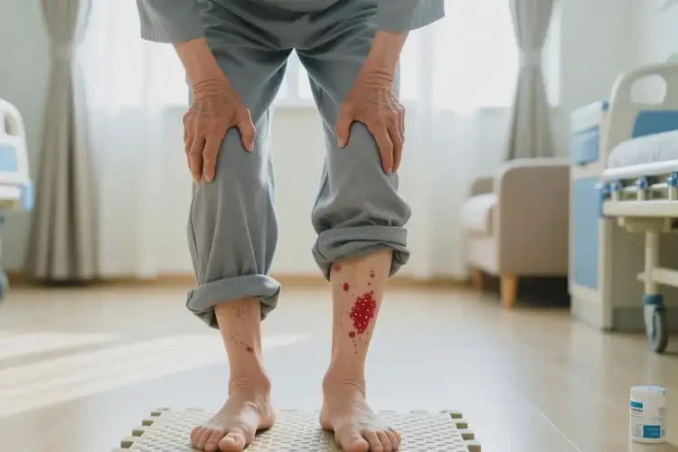 高齡老人大腿經(jīng)常起濕疹不管它會自己痊愈嗎(圖1)