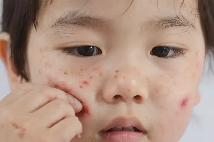 小孩臉上起濕疹不管它會自己痊愈嗎(圖3)