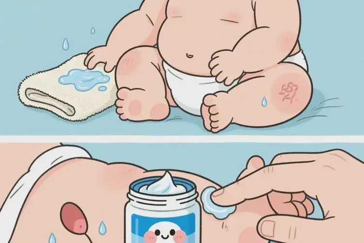 寶寶肛周起濕疹能夠徹底治愈嗎(圖2)