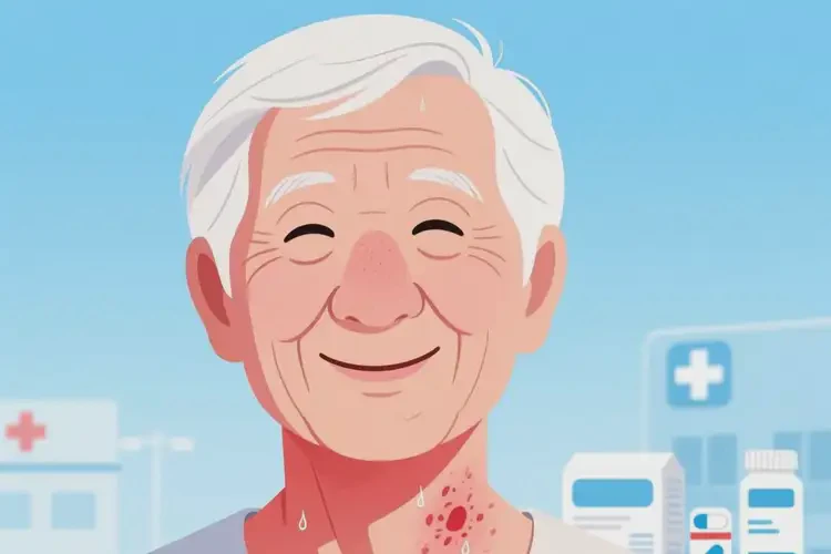 老人脖子有濕疹可不可以徹底自愈(圖4)