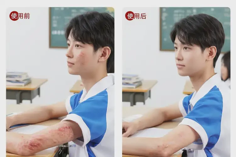 中學(xué)生身上出現(xiàn)濕疹可以徹底自愈嗎(圖1)