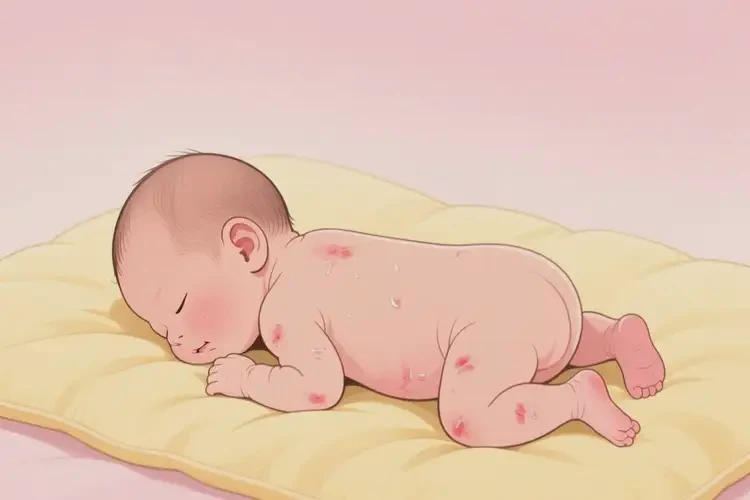 新生兒全身容易起濕疹不管它會(huì)自己自愈嗎(圖2)