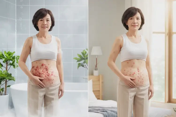 女生肚子出濕疹能靠自己自愈嗎(圖2)