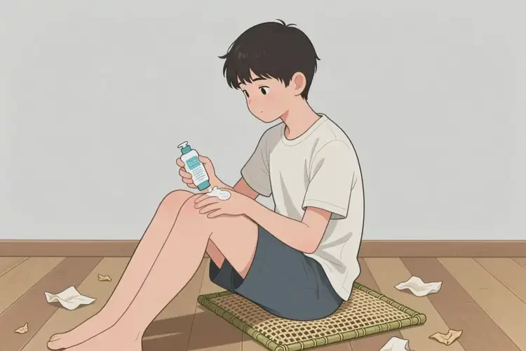 青少年屁股上長濕疹不管它會自己好嗎(圖1)