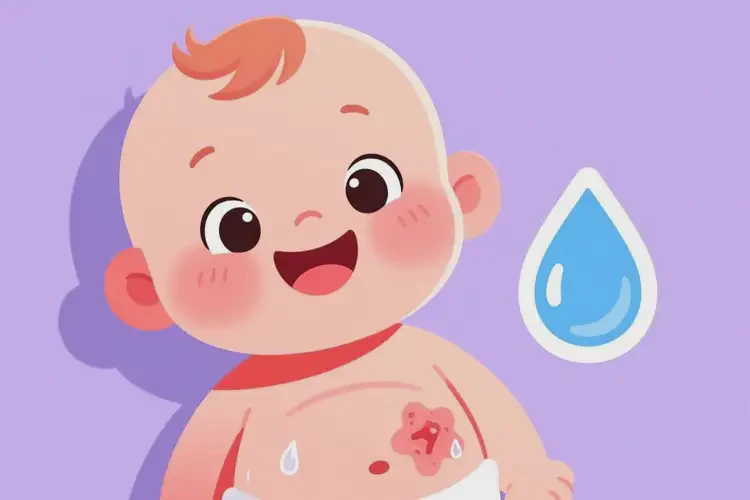 小兒肚子有濕疹可以徹底自愈嗎(圖2)