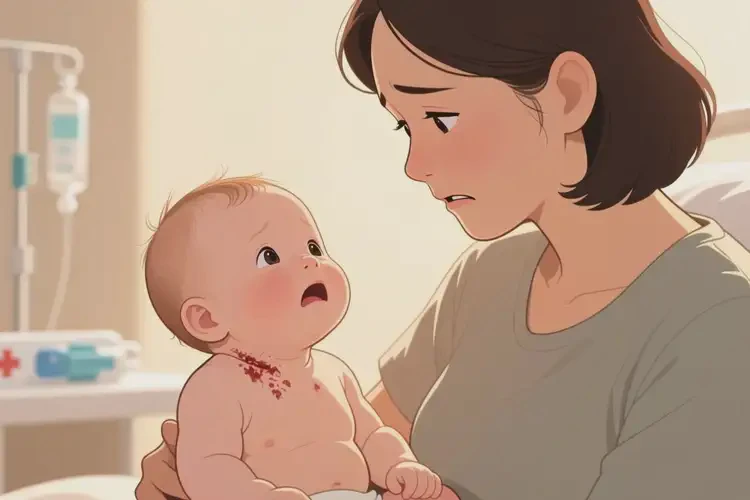 嬰幼兒脖子偶爾長濕疹不管它會自己自愈嗎(圖1)