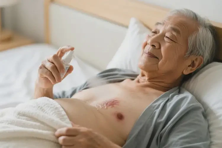 高齡老人肚子容易起濕疹能夠徹底治愈嗎(圖1)