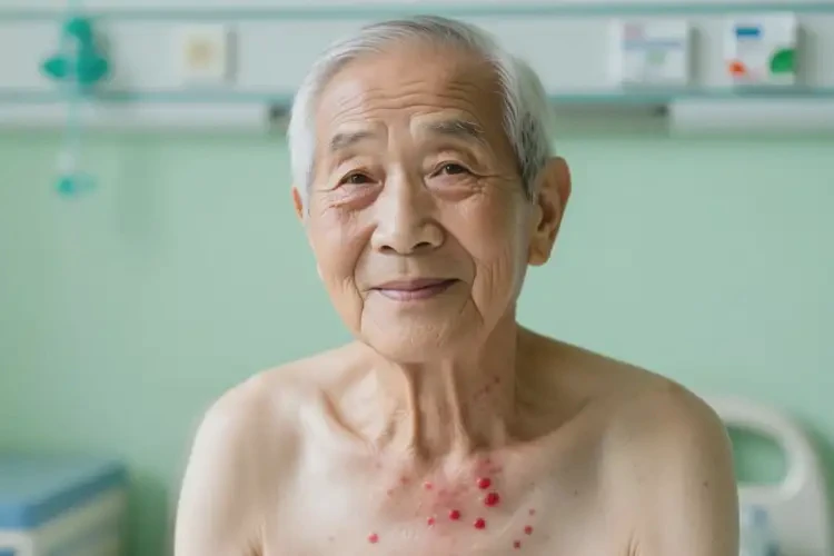 老人脖子有濕疹可不可以徹底自愈(圖2)