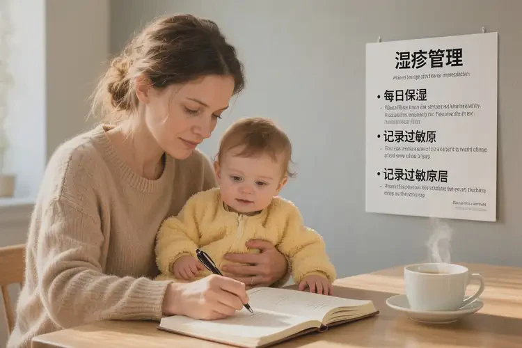 幼兒肚子上有濕疹能不能徹底自愈(圖1)