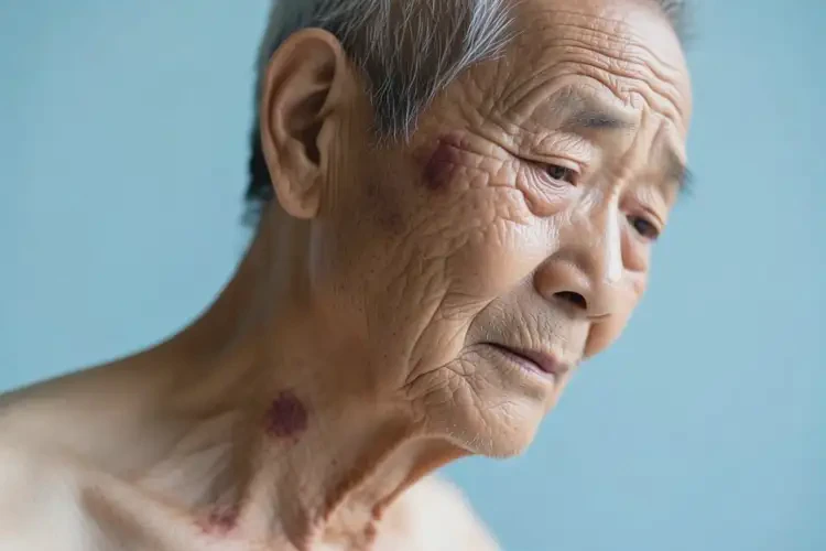 高齡老人脖子容易長(zhǎng)濕疹能徹底自愈嗎(圖2)
