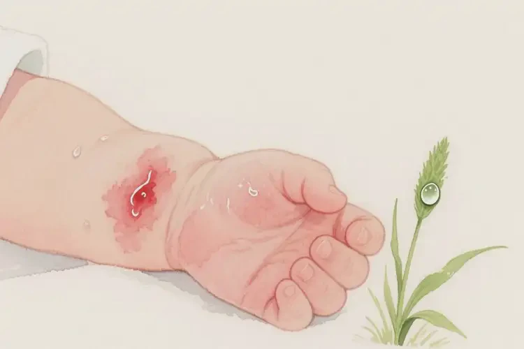 嬰兒手臂上經(jīng)常長(zhǎng)濕疹不管它會(huì)自己痊愈嗎(圖1)