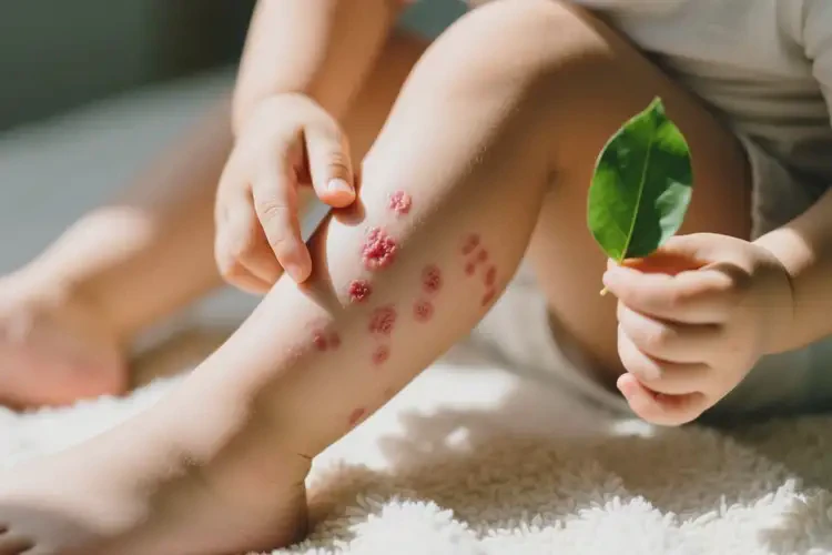 孩子小腿偶爾長濕疹不管它會自己好嗎(圖4)