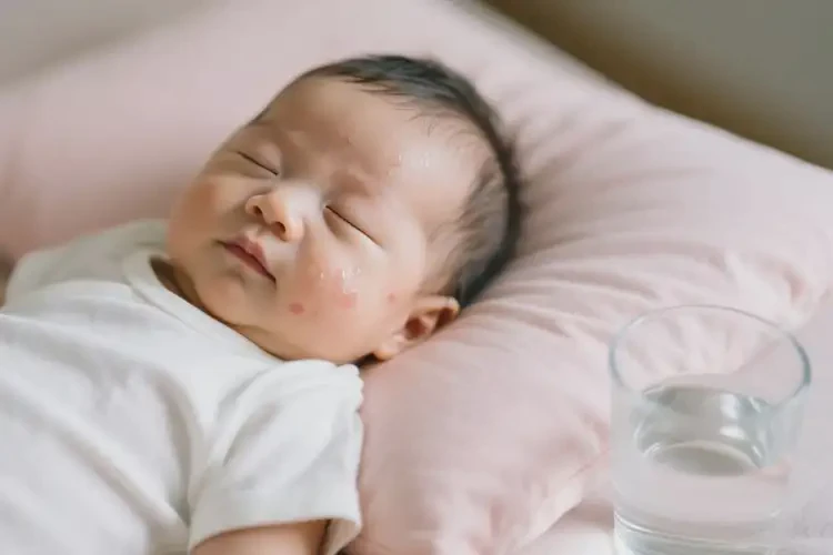 嬰幼兒面部經(jīng)常長濕疹不管它會自己痊愈嗎(圖1)