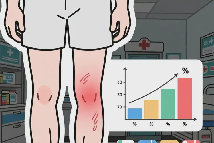 男生大腿上經(jīng)常長濕疹不管它會自己痊愈嗎(圖1)