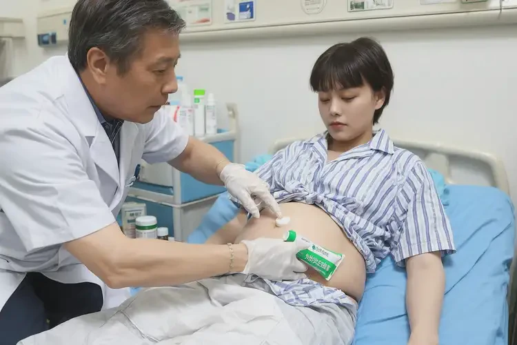 產(chǎn)婦肚子容易長濕疹不管它會自己好嗎(圖1)