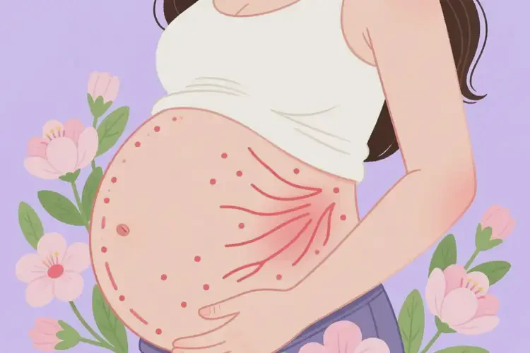 孕妇肚子容易起湿疹不管它会自己痊愈吗(图1)