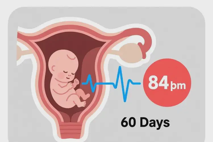 懷孕60天胎心84正常嗎(圖3)
