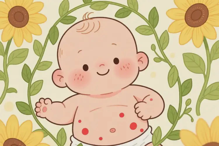 小儿肚子出湿疹能彻底自愈吗(图3)