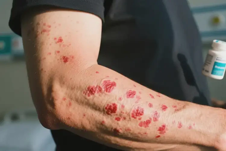 男人手臂容易長濕疹不管它會自己好嗎(圖4)