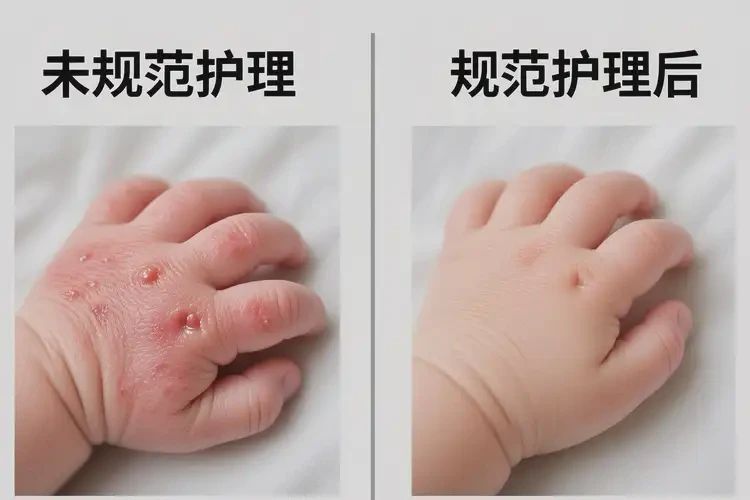 寶寶手上偶爾長濕疹能徹底自愈嗎(圖2)