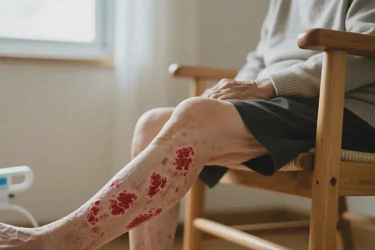 老人大腿有濕疹不管它會自己好嗎(圖4)