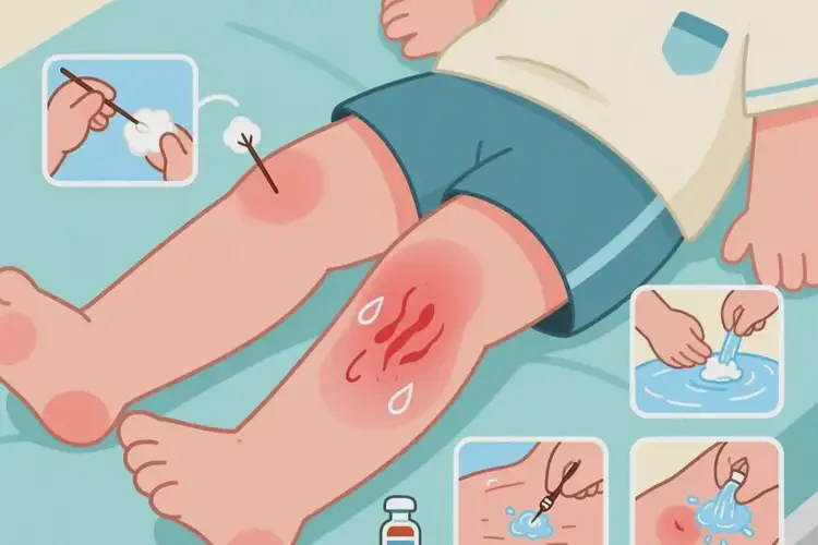 小孩大腿上有濕疹能夠徹底治愈嗎(圖1)